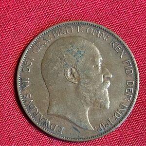 Edward VII Coin 1906 Penny